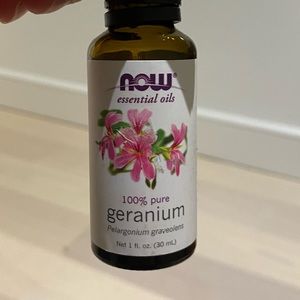 Geranium Essential Oil Now Organic 1 Fl oz 85% full